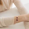 Pulsera hitos abierta plata